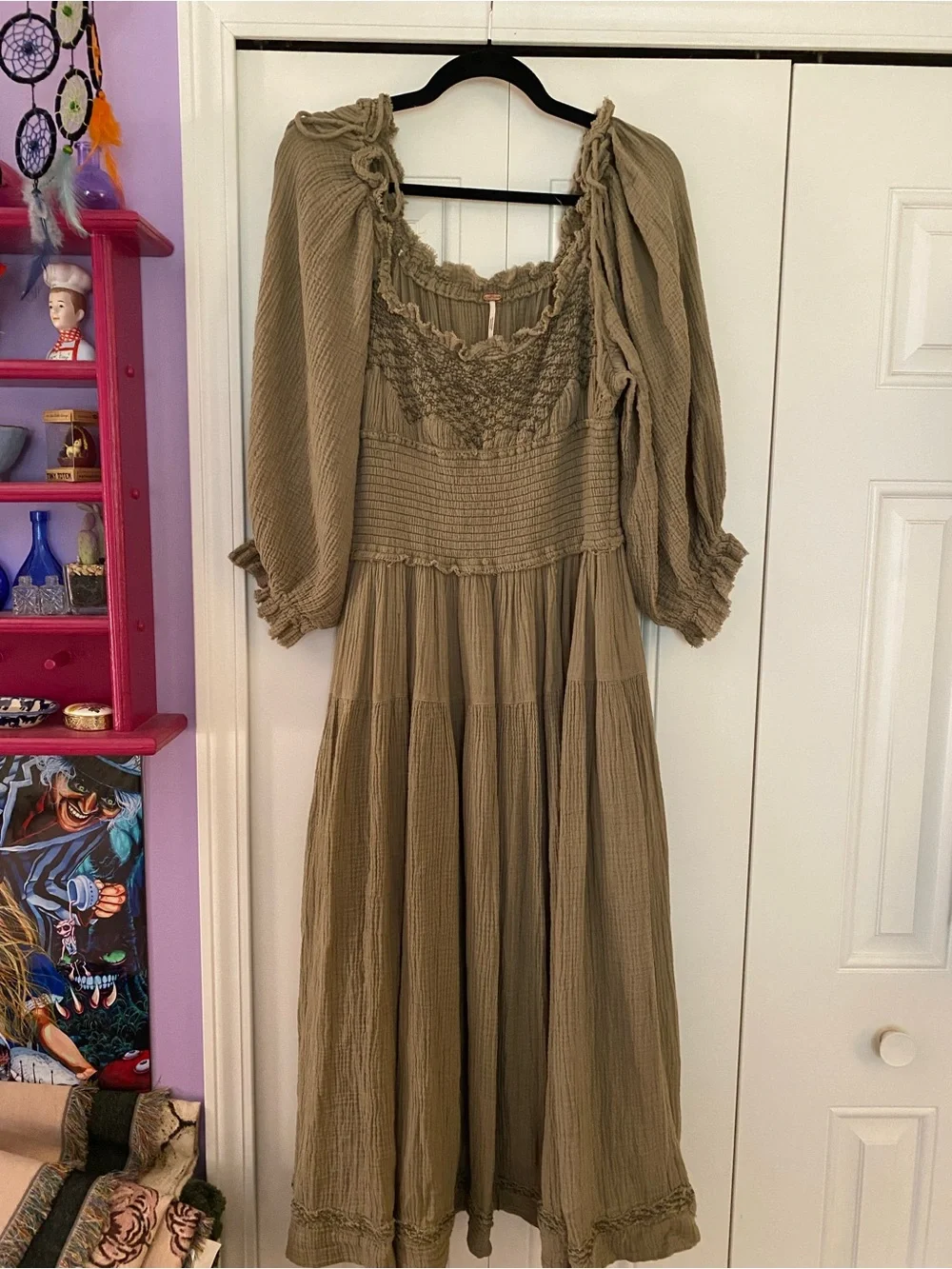 Free People Toledo Embroidered Midi Dress - Picture 3 of 9